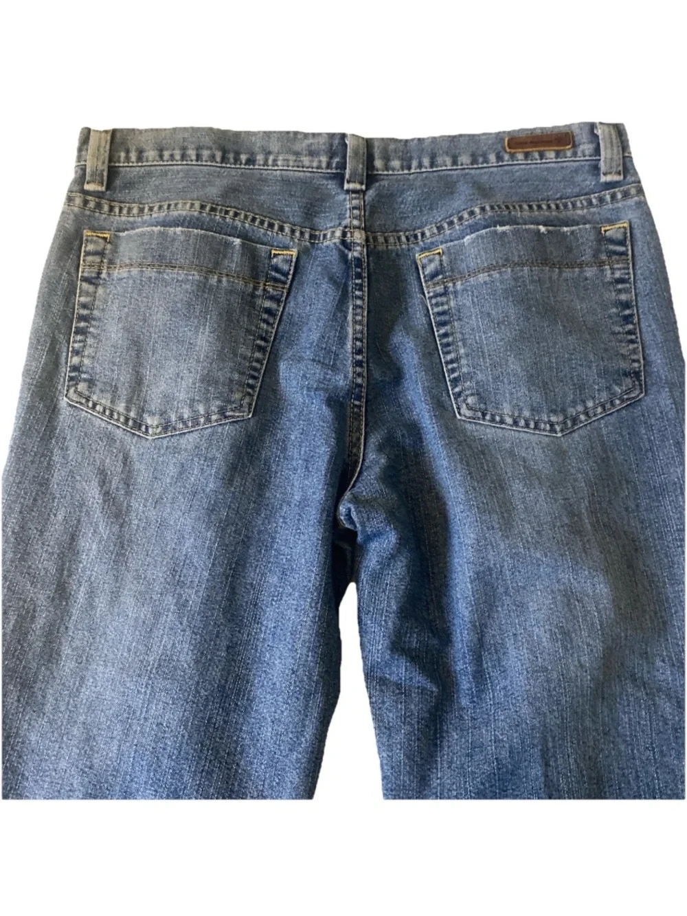 Calvin Klein Jeans Women's Size 10 Medium Blue Wash Classic Cuffed Capris